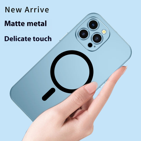 Spring Fastener Magnetic Metal Frame Phone Case
