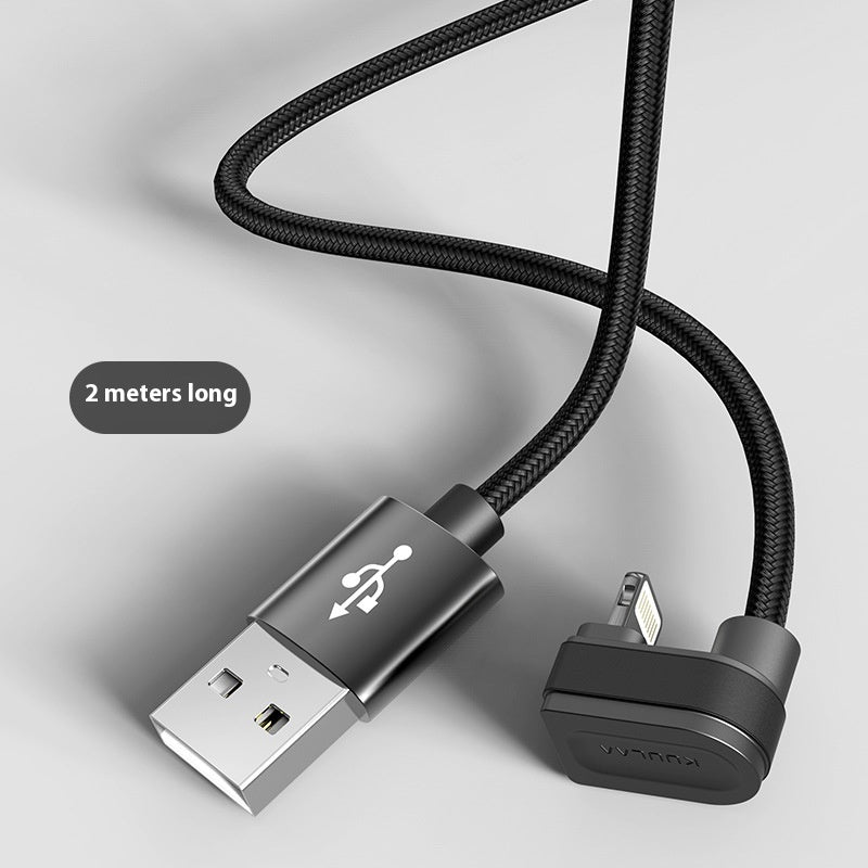 Braided Charging U-shaped Nylon Type-C Elbow Data Cable