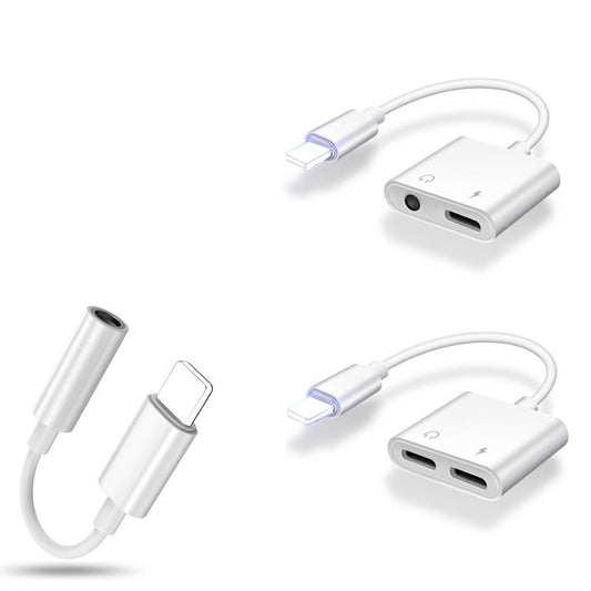 Earphone Adapter 2-in-1 3.5mm Sound Card Audio Converter