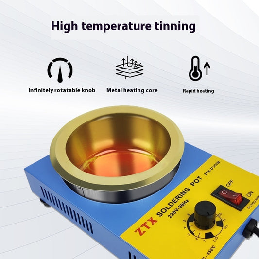 Thermostat Tin Melting Furnace 150 W350w Desktop Lead-free Titanium-plated Tin Melting
