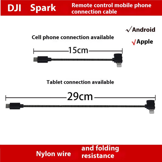 Remote Control Mobile Phone Tablet Connection Data Cable