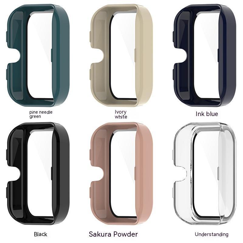 Applicable To Huami Amazfit Bip3 Pro Watch Case Tempered Film Integrated Shell Drop-resistant Hard Case