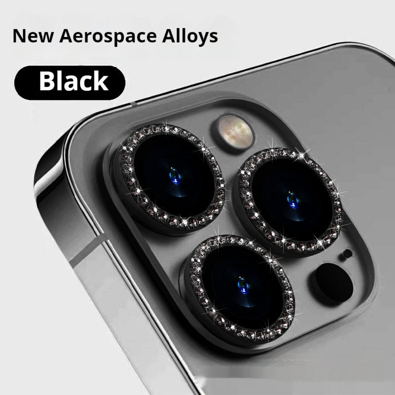 Rhinestone Lens Protector For Mobile Phones