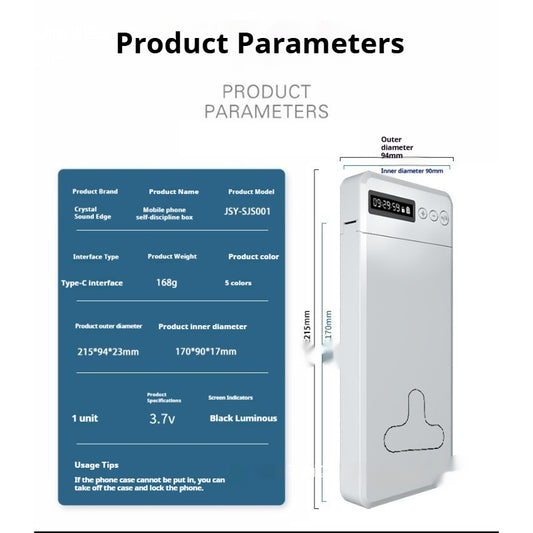 Timing Mobile Phone Self-discipline Box