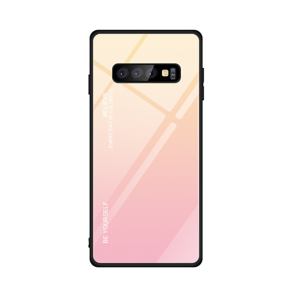 Gradient glass phone case