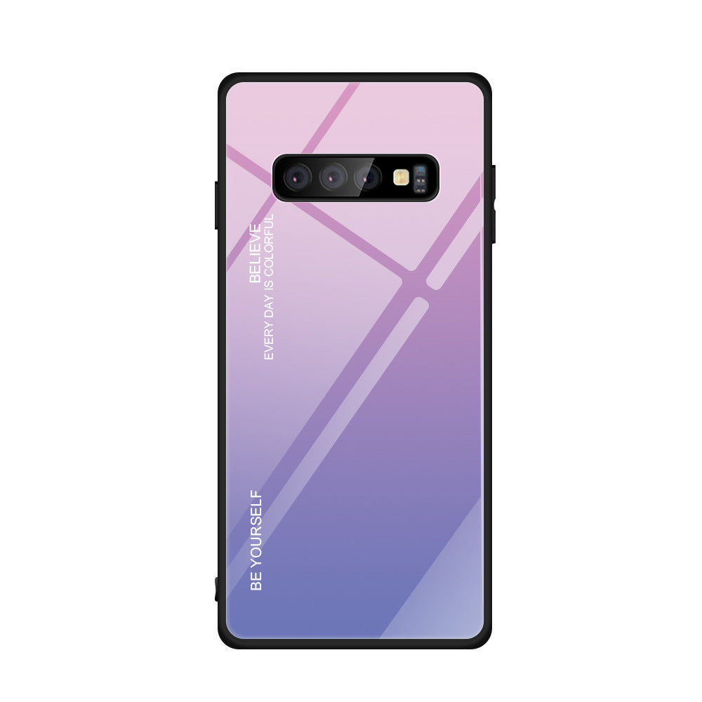 Gradient glass phone case
