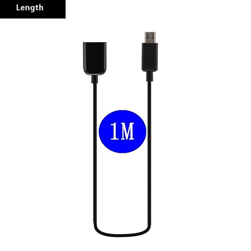 Android MICRO USB Male To MICRO USB Female 5-core Extension Cable