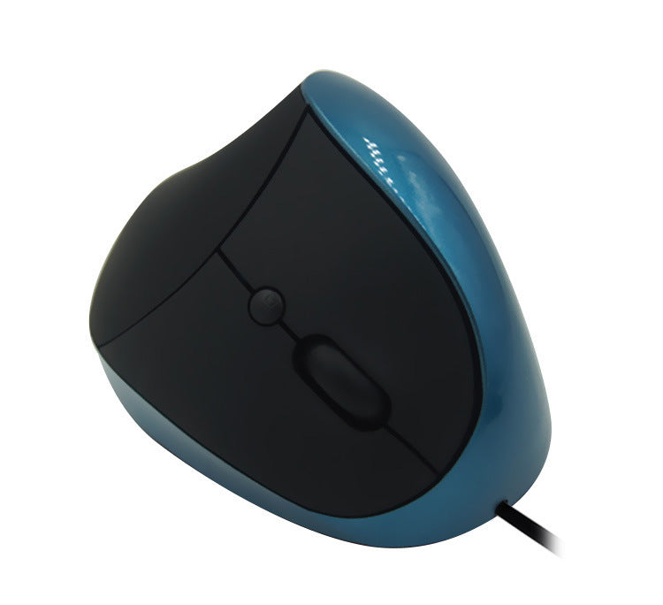 Holding vertical wired mouse