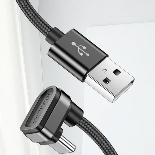 Braided Charging U-shaped Nylon Type-C Elbow Data Cable