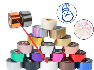 Electrochemical Aluminum Leather Plastic Hot Gold Foil Branding Multi-color Optional Cutting On Demand