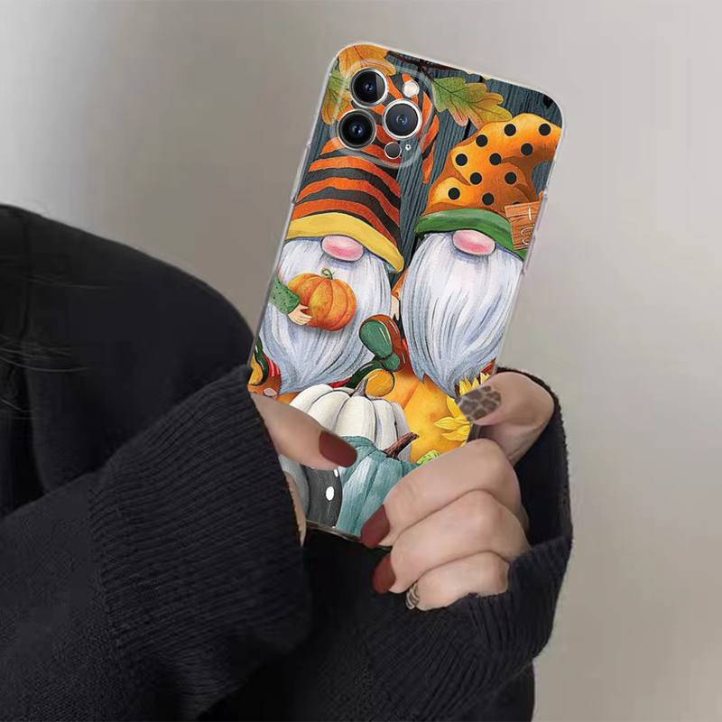 Phone Case Foreign Trade New Couple Halloween Pumpkin Lamp Phone Case