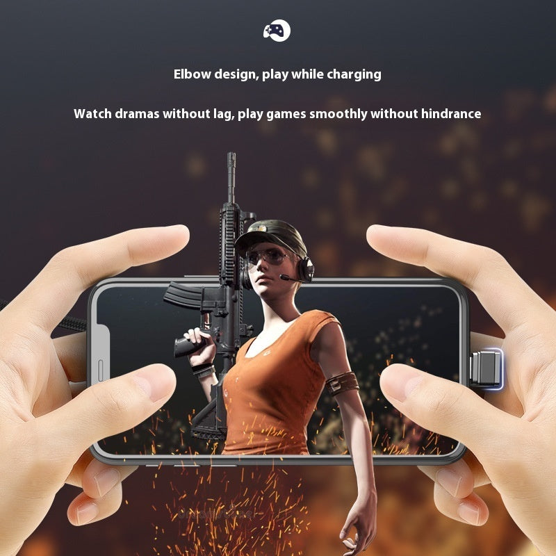 Braided Charging U-shaped Nylon Type-C Elbow Data Cable