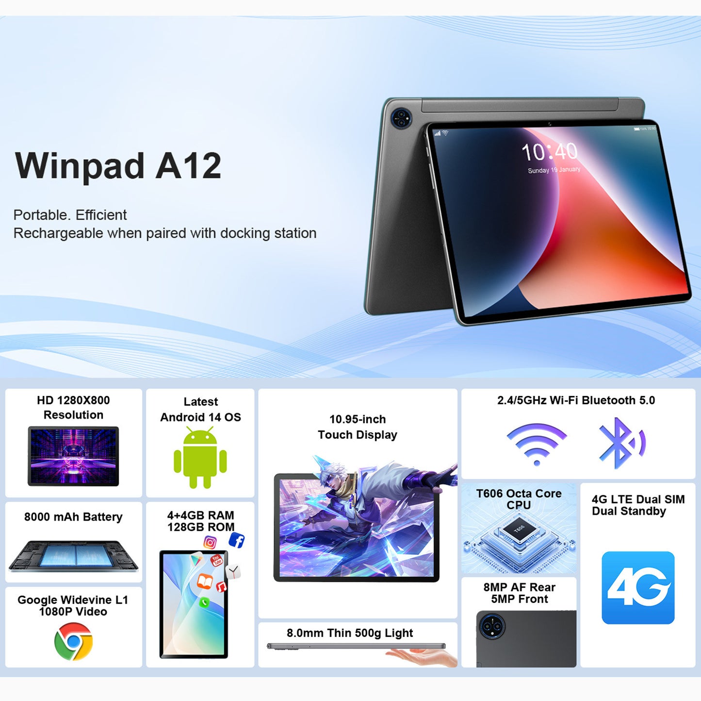 Office Business Light Luxury Elegant Tablet PC