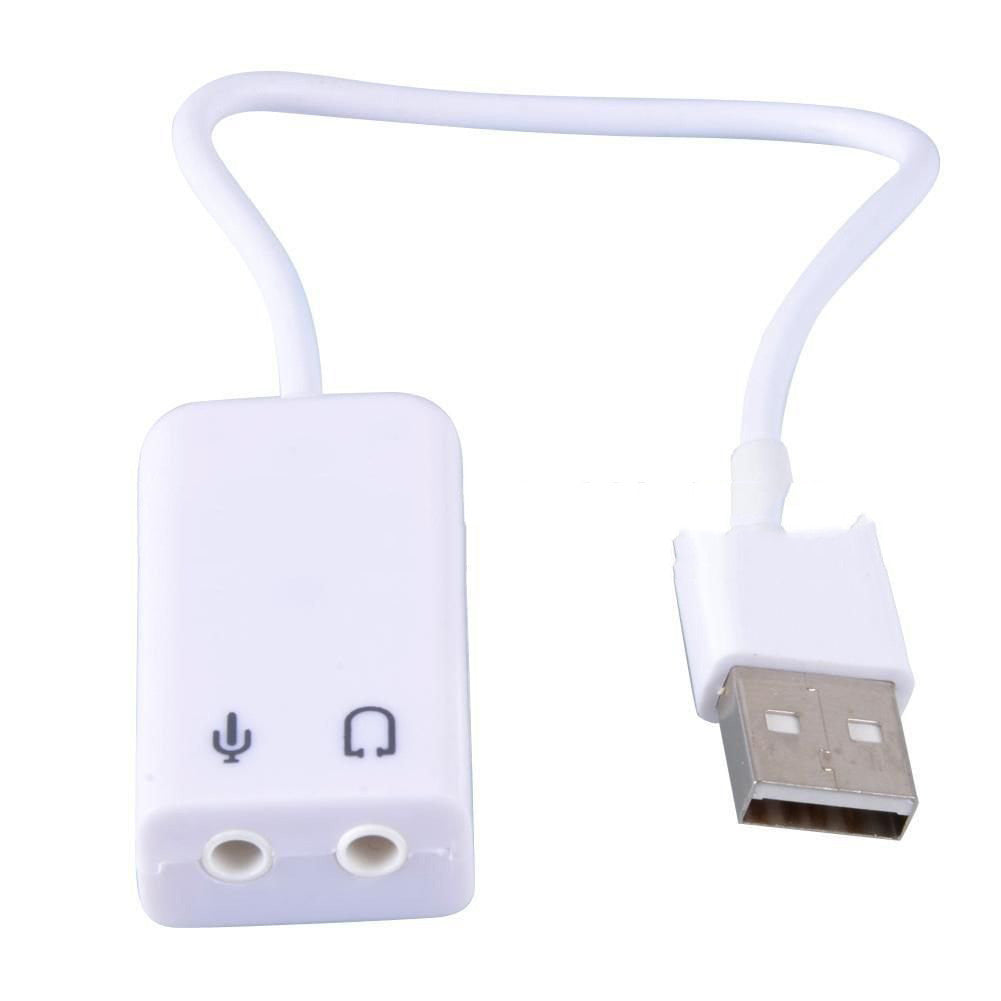 Usb Plastic Sound Card With Cable