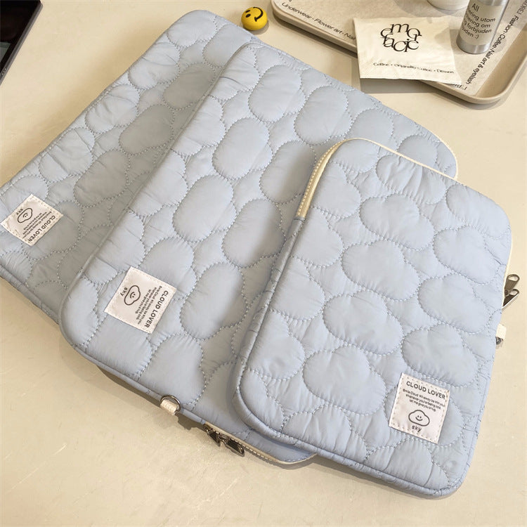 Notebook Storage Cute Cloud Embroidery Ipad Tablet PC Bag