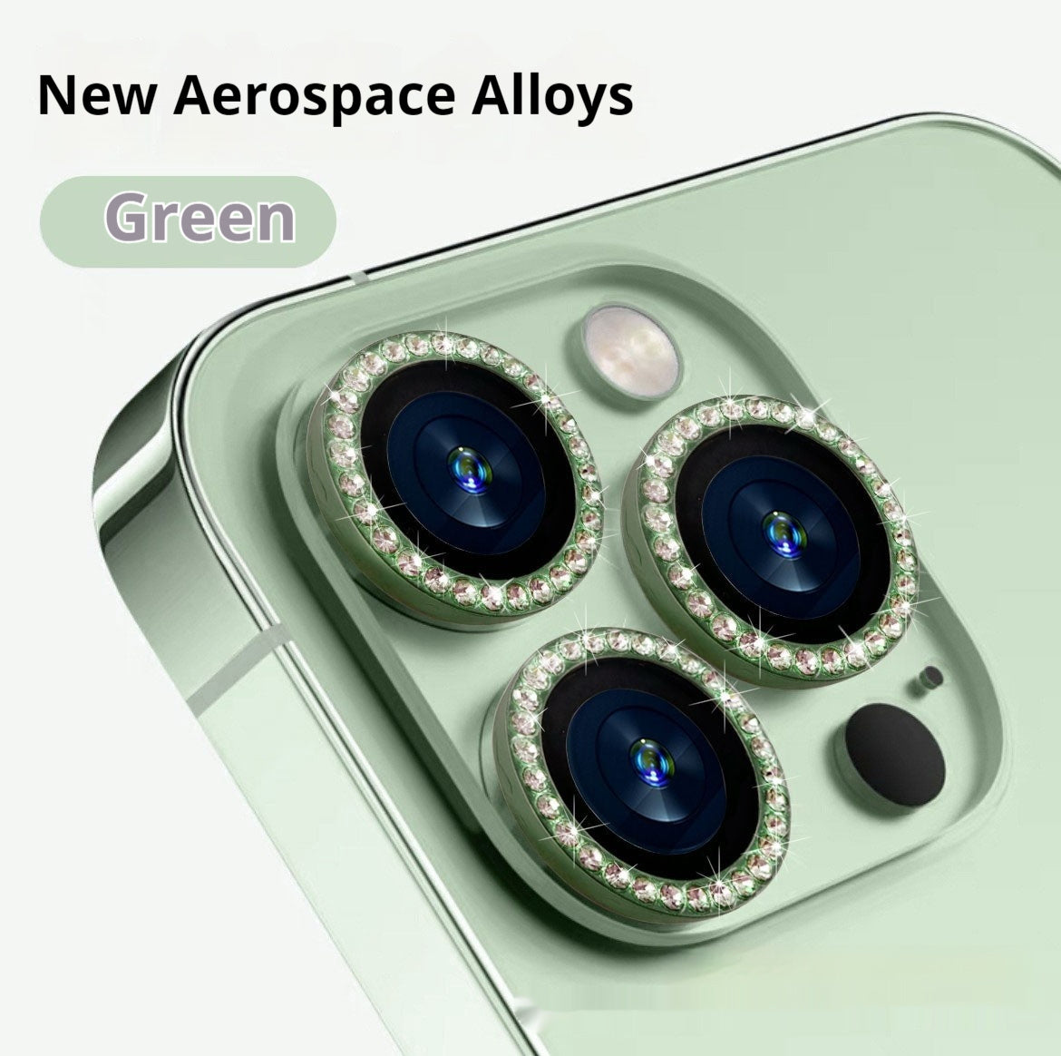 Rhinestone Lens Protector For Mobile Phones