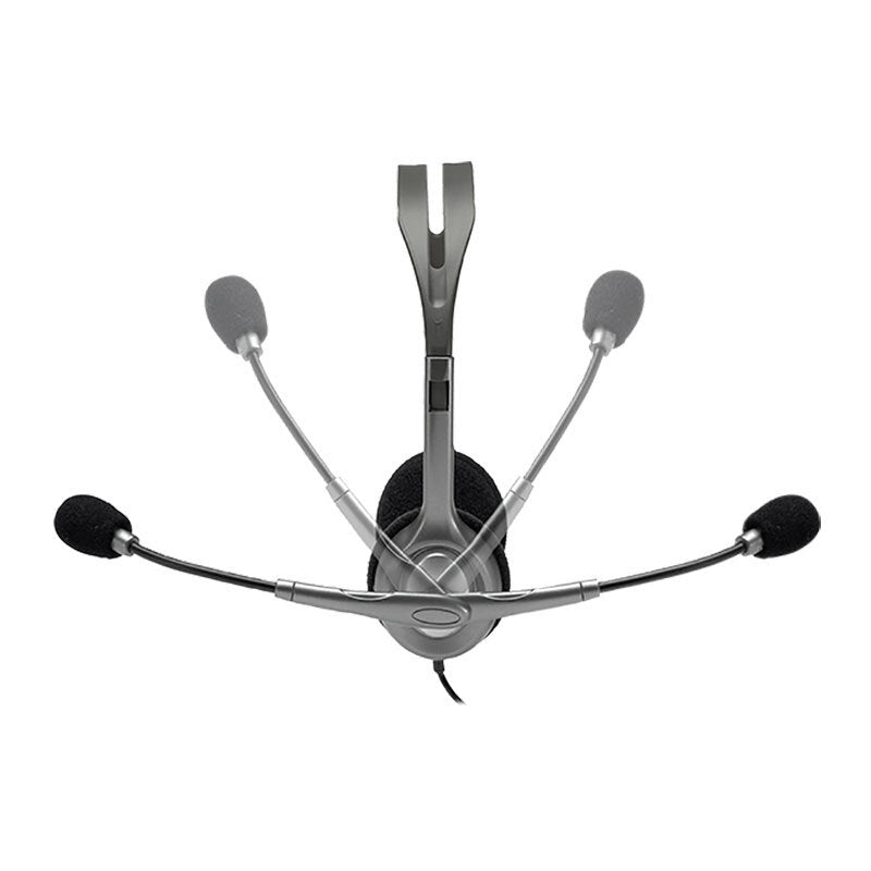 LogitechLogitech H110H111 Stereo Wired Headset Single Double 35 Headset Computer Tablet Headset