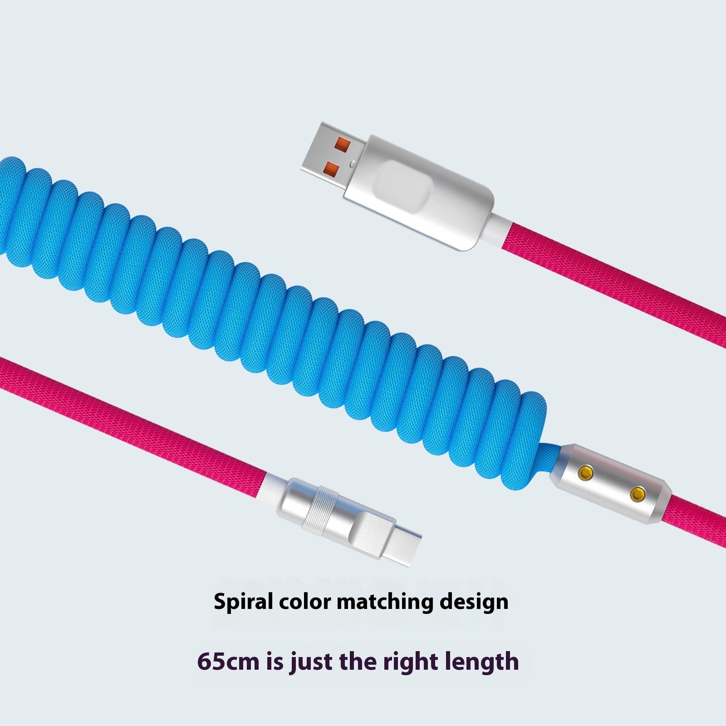 Metal 120W Super Fast Charge Machine Customer Charging Cable