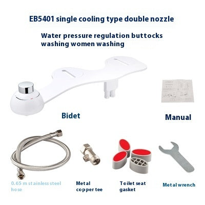 Smart Power-free Toilet Seat Cover Body Cleaner