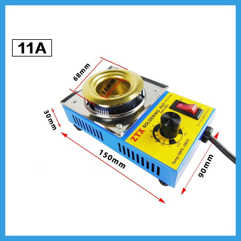 Thermostat Tin Melting Furnace 150 W350w Desktop Lead-free Titanium-plated Tin Melting