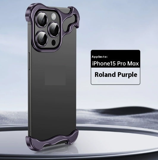 Special-shaped Metal Corner Pad Phone Case