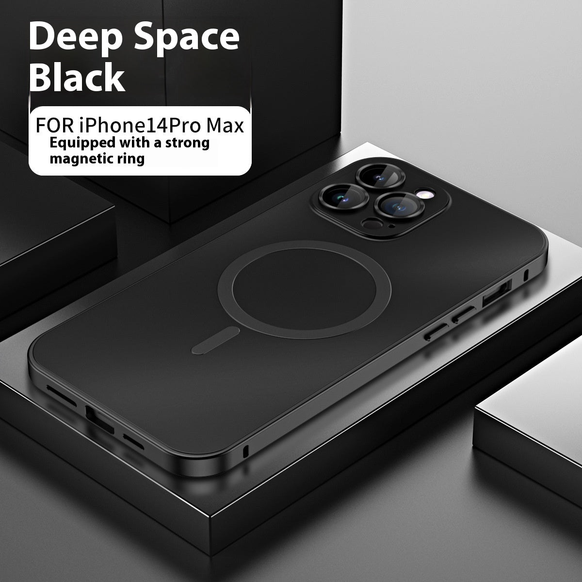 Spring Fastener Magnetic Metal Frame Phone Case