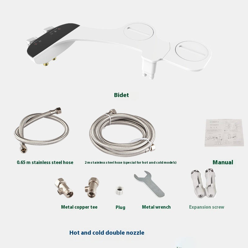 Smart Power-free Toilet Seat Cover Body Cleaner