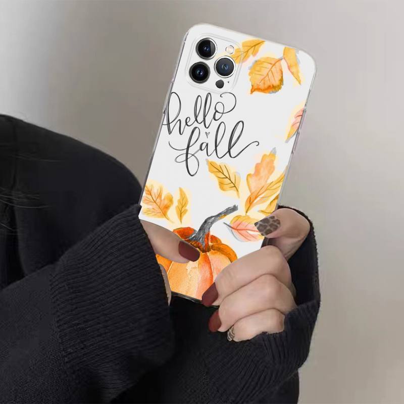 Phone Case Foreign Trade New Couple Halloween Pumpkin Lamp Phone Case