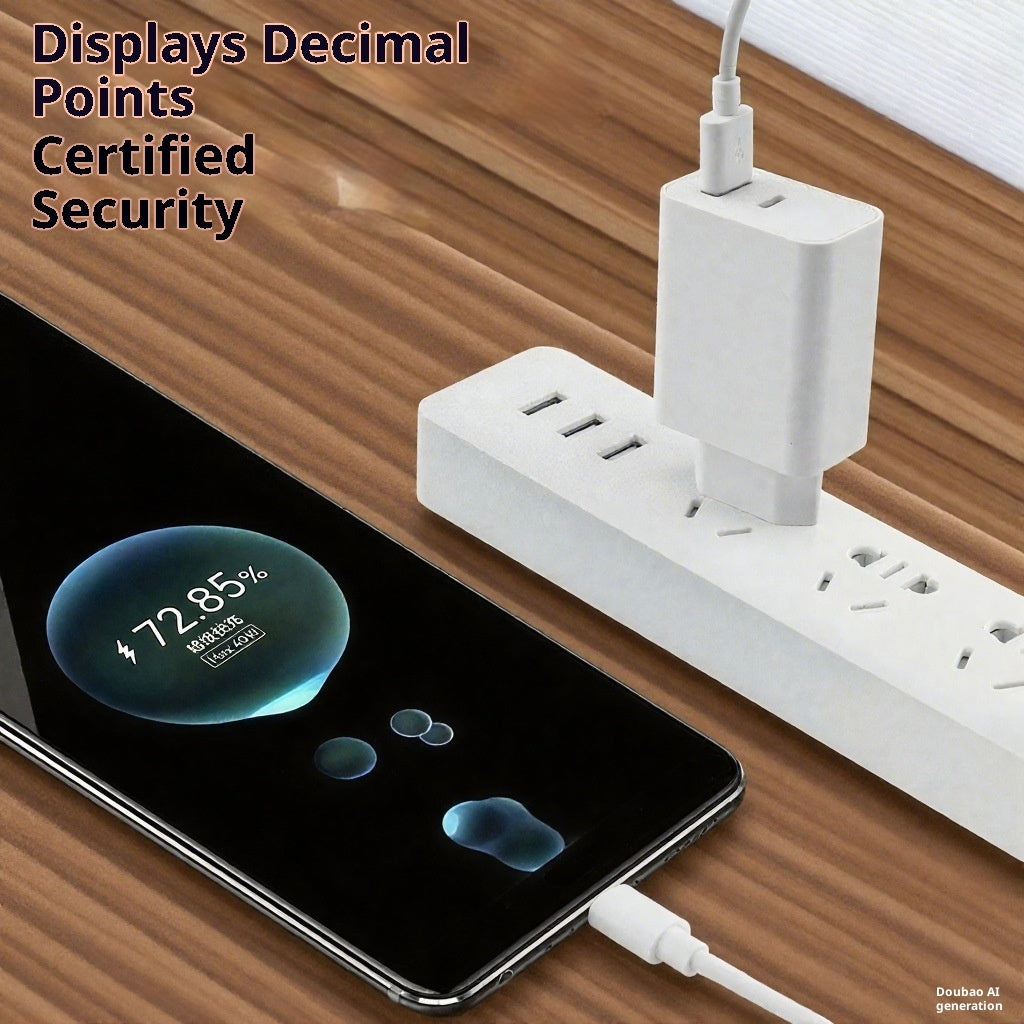 67W Mobile Phone Charger 120W Fast Charging Head Set Data Cable