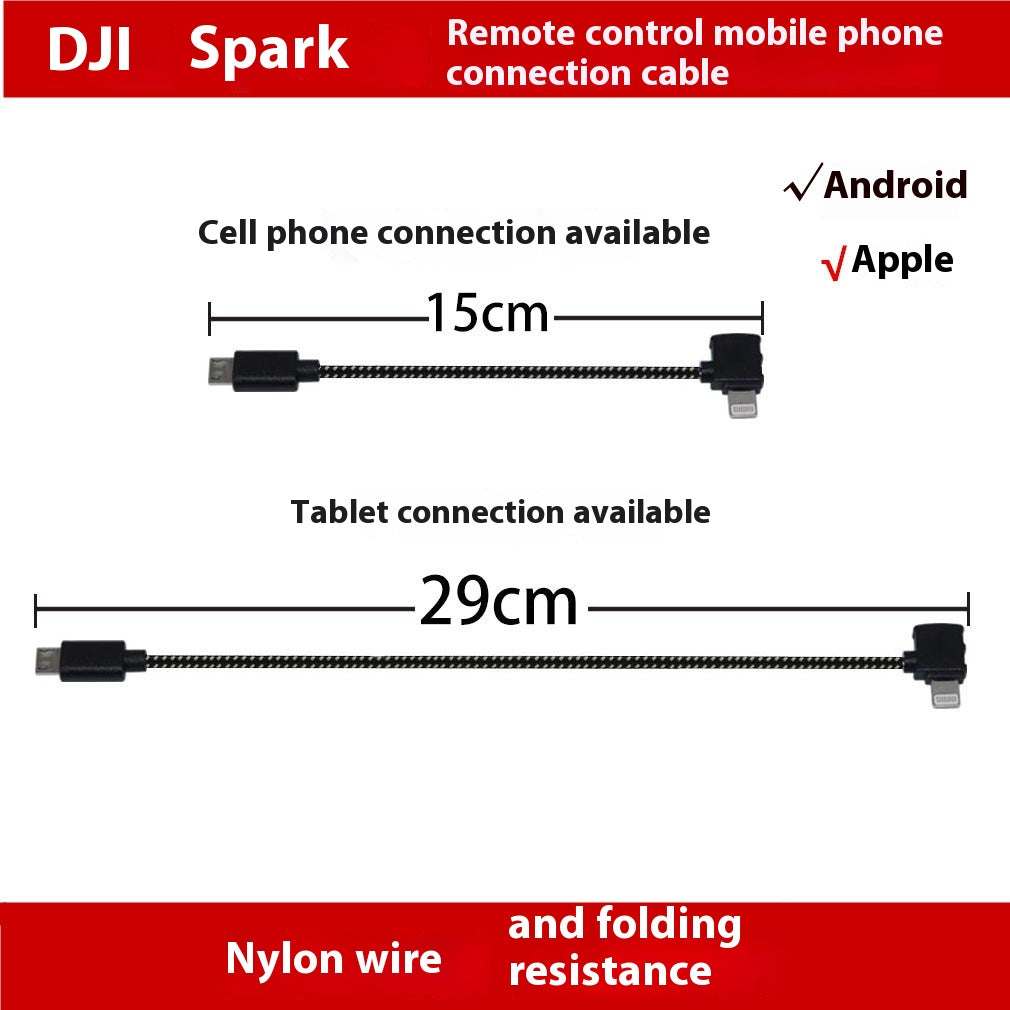 Remote Control Mobile Phone Tablet Connection Data Cable