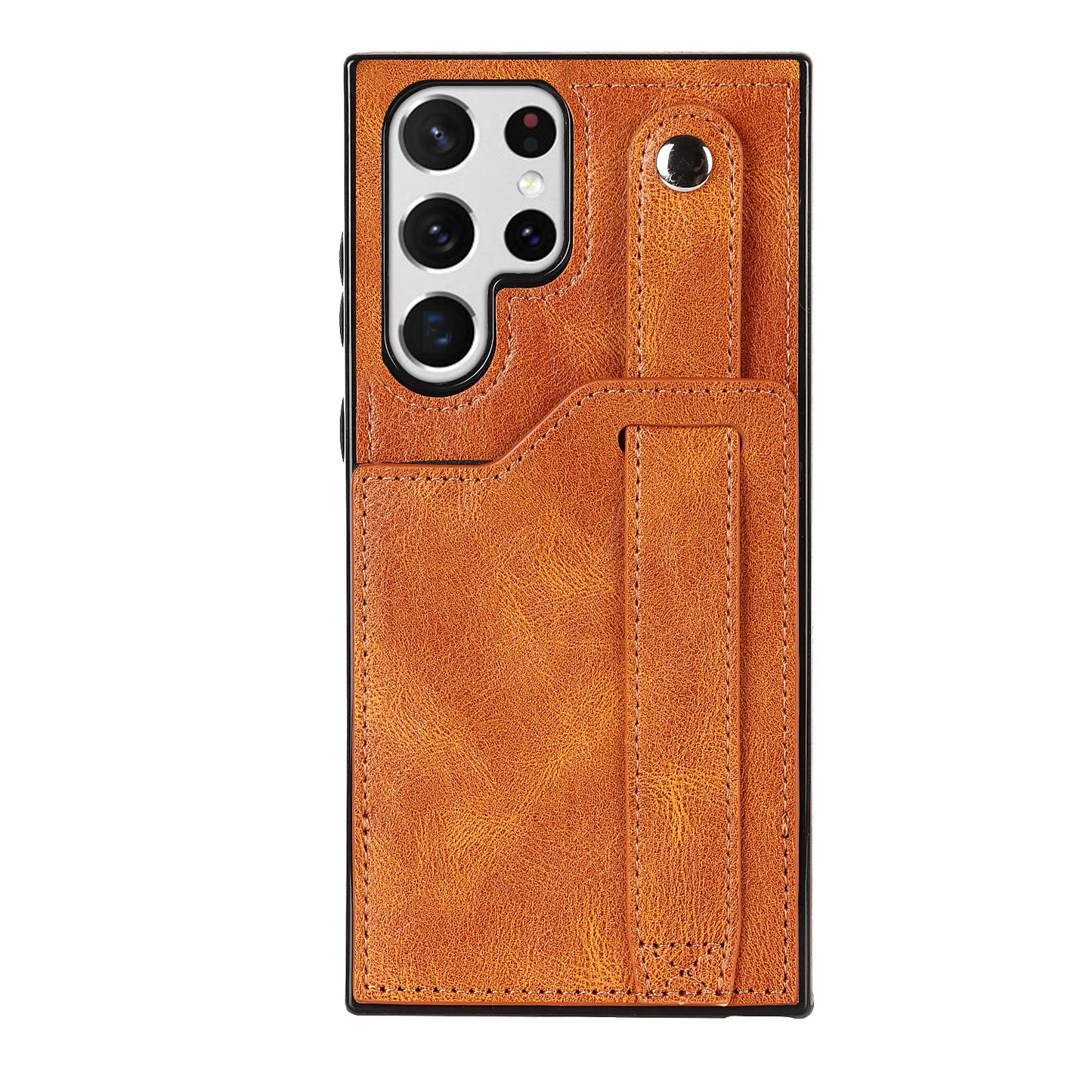 Applicable Wrist Strap Mobile Phone Skin Protective Leather Case