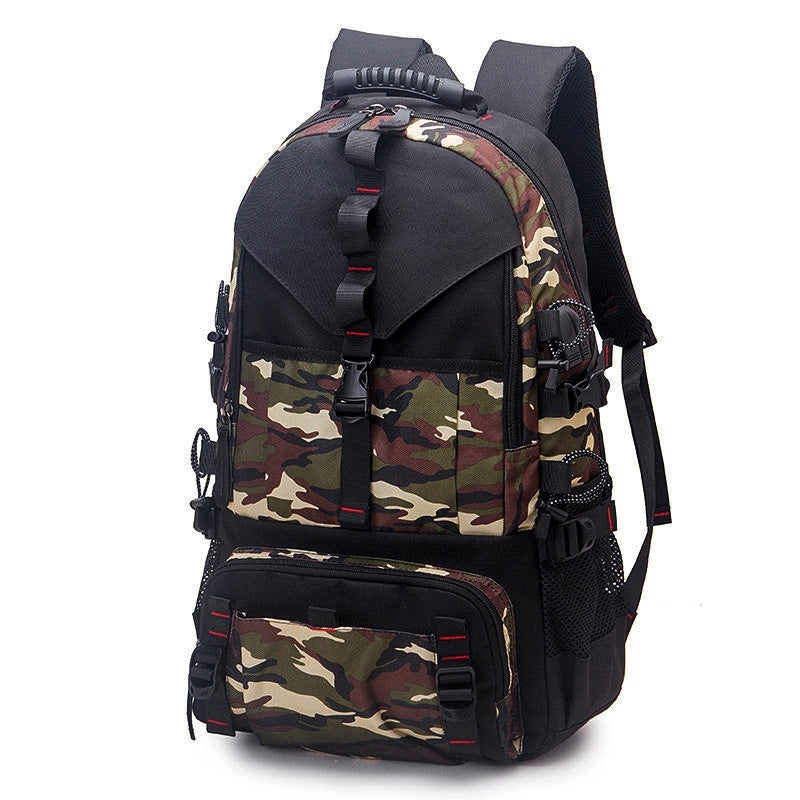 Men's Waterproof Oxford Cloth Backpack Hiking Backpack