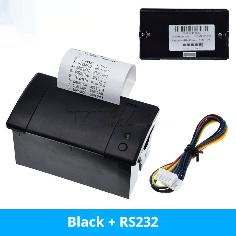 Embedded Micro Thermal Bill Electronic Single Chip Microcomputer Serial Port Connection