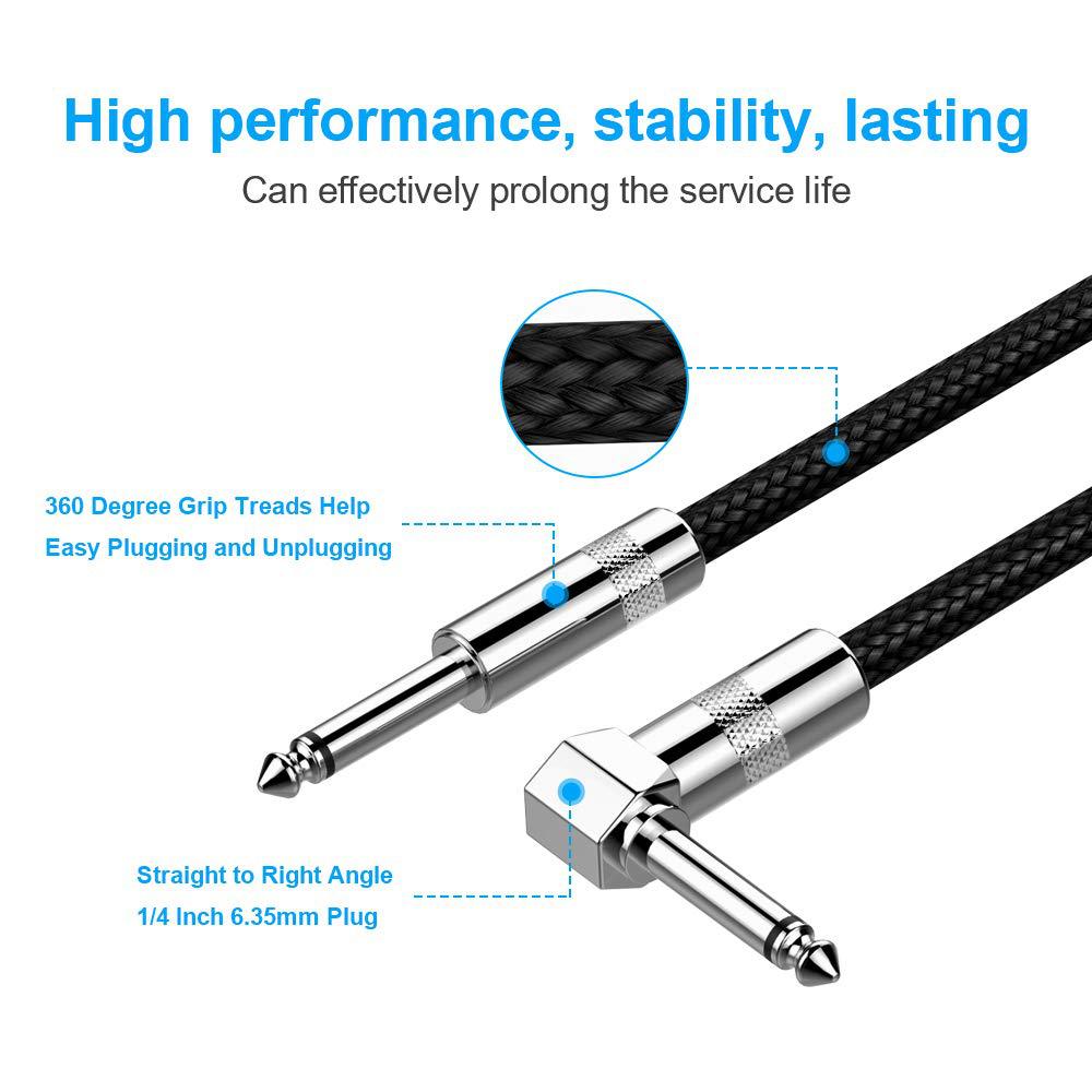 65mm TS Plug Audio Cable 635 Dual Channel Audio Amplifier Cable Monitor Balance Alignment